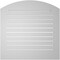 Ekena Millwork Arch Top Surface Mount PVC Gable Vent: Non-Functional, w/ 3-1/2"W x 1"P Standard Frame, 34"W x 42"H GVPAR34X4201SN - alternate 5